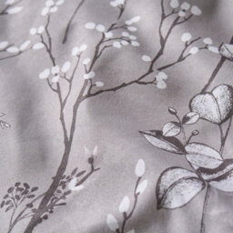 Ohs Willow Reversible Floral Bedding Set Duvet Cover With Pillowcase, Grey - Superking - thumbnail 5