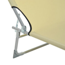 Outsunny Camping Cot Picnic Sun Lounger Portable Folding Chaise Chair Patio - thumbnail 9