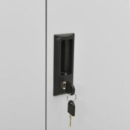 Berkfield Office Cabinet Light Grey 90X40X102 Cm Steel - thumbnail 8