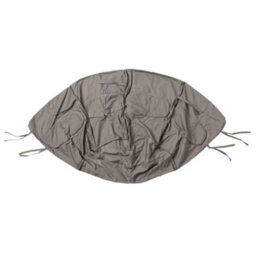 Amazonas Globo Wooden Hanging Egg Chair - Premium Garden Swing Seat (Taupe Grey) - thumbnail 3