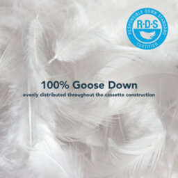 13.5 Tog Premium Goose Down Double Duvet- Anti Allergy Cassette Construction (200 X 200Cm) - thumbnail 6