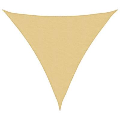 Berkfield Durable Sun Shade Sail Sand 3X3X3 M 100% Polyester Oxford