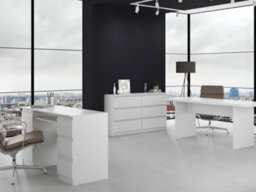 M6 140 Malwa Large Chest Of Drawers White - thumbnail 3