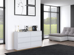M6 140 Malwa Large Chest Of Drawers White - thumbnail 7