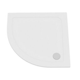 Royal Bathrooms 800 X 800mm Quadrant Stone Shower Enclosure Tray Gloss White 30mm Slimline - thumbnail 5