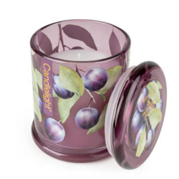 Candlelight Large Glass Jar Candle - Damson & Patchouli Flower - thumbnail 3