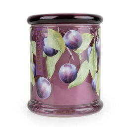 Candlelight Large Glass Jar Candle - Damson & Patchouli Flower - thumbnail 1