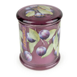 Candlelight Large Glass Jar Candle - Damson & Patchouli Flower - thumbnail 2
