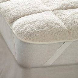 Groundlevel Sherpa Fleece Reversible Mattress Enhancer Topper - Super King - thumbnail 2