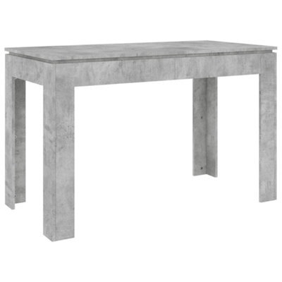 Vidaxl Dining Table Concrete Grey 120X60X76 Cm Engineered Wood - image 1