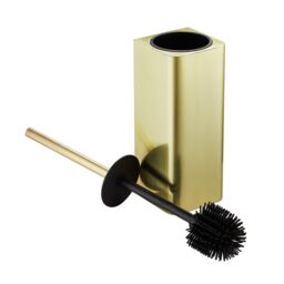 GoodHome Elland Gold Effect Stainless Steel Toilet Brush & Holder - thumbnail 2