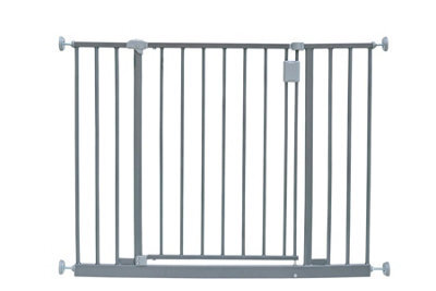 Safetots Extra Wide Hallway Gate, 97Cm - 103Cm, Matt Grey,pressure Fit Baby Gate For Hallways And Wide Spaces - image 1
