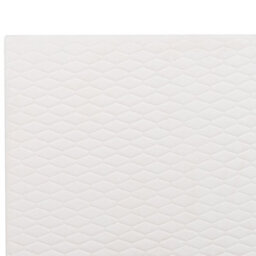 Beliani Aurora Off White Velvet Eu Single Bed 3Ft With Quilted Honeycomb Headboard - thumbnail 9