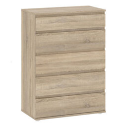 Furniture To Go Nova Chest Of 5 Drawers In Oak - thumbnail 1