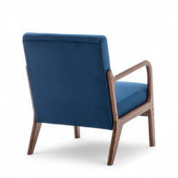 Velvet Blue Hertford Accent Chair - thumbnail 7