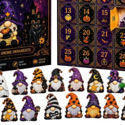 Amorly 31Day Halloween Gnome Diamond Painting Advent Calendar, Diy Gem Art Craft Kit, Holiday Countdown Ornament,halloween Christmas Gift - thumbnail 7