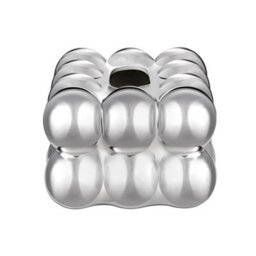 Thehotsale Silver Ceramic Tissue Box Cover Tissue Holder For Desk Bathroom Kitchen Office - thumbnail 5