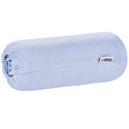 Beliani Fitted Sheet Janbu Cotton 180 X 200 Cm Light Blue - thumbnail 6