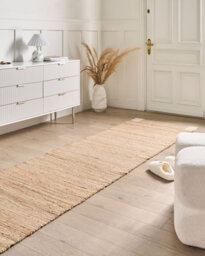Beliani Rug Amravati Light Beige 80 X 300 Cm Jute - thumbnail 2