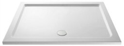 Royal Bathrooms Luxor 3 Sided Walk In Wet Room Fluted Shower Enclosure With 1700 X 760mm Stone Tray & Matt Black Frame 8mm Easy Clean Glass - thumbnail 6