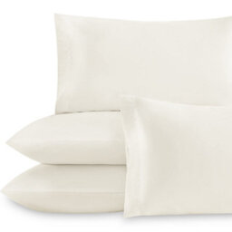 Ameha Bedding Pillowcase-Plain Dyed Cream Breathable Envelope Durable Pillow Cover 2 Pair (50 X 75 Cm) Pillow Covers - thumbnail 4
