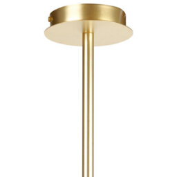 Wyld And Coco Lumina Gold Glass Shade Pendant Chandelier Lamp Modern Glamour, 80Cm. - thumbnail 7