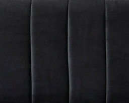 Home Detail Thomas Velvet Fabric 3 Seater Sofa, Black - thumbnail 9