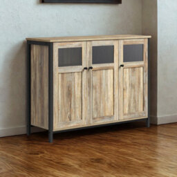 FURNOLD Multipurpose Kitchen Sideboard Buffet Cabinet With Doors Turquoise