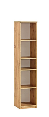 Arte Arca Ar11 Bookcase 35Cm - Sleek And Compact In Arctic White, H1712mm W350mm D360mm - image 1