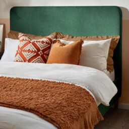 Furniturebox Uk King Size Bed - 'romy' Upholstered Green Kingsize Bed Frame Only (No Mattress) - 100% Recycled Eco Fabric - thumbnail 4