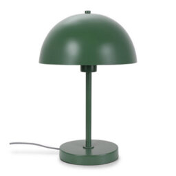 Valuelights Stassi Forest Green Single Stem Bedside Table Lamp With Dome Lampshade For Living Room Bedroom Office Light - thumbnail 2