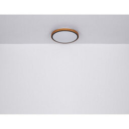 Luminosa Lighting Luminosa Bruno 39Cm Integrated Led Semi Flush Ceiling Light Matt Black Led 3000-6000K - thumbnail 9