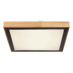 Luminosa Lighting Luminosa Bruno 39Cm Integrated Led Semi Flush Ceiling Light Matt Black Led 3000-6000K - thumbnail 3