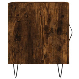 Berkfield Bedside Cabinets 2 Pcs Smoked Oak 40X40X50 Cm Engineered Wood - thumbnail 7