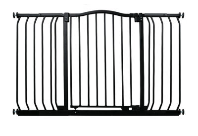 Bettacare Curved Top Dog Gate, 152Cm - 161Cm, Matt Black, Pressure Fit Pet Gate For Dog And Puppy, Pet And Dog Barrier - image 1