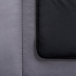 Ohs Coverless 10.5 Tog Reversible Duvet & Pillowcase, Black/grey - Single - thumbnail 4