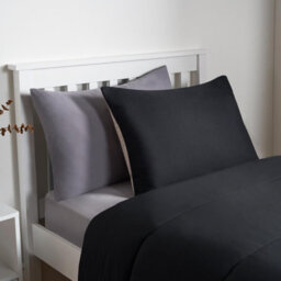 Ohs Coverless 10.5 Tog Reversible Duvet & Pillowcase, Black/grey - Single - thumbnail 7