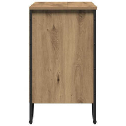 Berkfield Bathroom Sink Cabinet Artisan Oak 60X35X50 Cm Engineered Wood - thumbnail 7