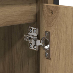 Berkfield Bathroom Sink Cabinet Artisan Oak 60X35X50 Cm Engineered Wood - thumbnail 9
