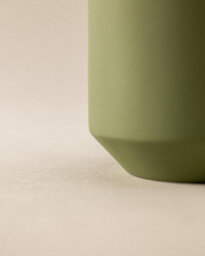 Cosmic Toothbrush Holder, Big Capacity, Durable, Polyresin Soft Touch, Sand, Saona - thumbnail 3