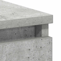 Vidaxl Desk Concrete Grey 90X45X76 Cm Engineered Wood Desks - thumbnail 9