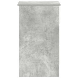 Vidaxl Desk Concrete Grey 90X45X76 Cm Engineered Wood Desks - thumbnail 7