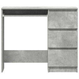 Vidaxl Desk Concrete Grey 90X45X76 Cm Engineered Wood Desks - thumbnail 6