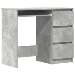 Vidaxl Desk Concrete Grey 90X45X76 Cm Engineered Wood Desks - thumbnail 2