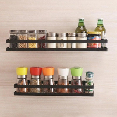 Living And Home Wall Mounted Spice Rack Organizer Floating Storage Shelf Display Rack W 50 Cm - image 1