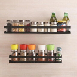 Living And Home Wall Mounted Spice Rack Organizer Floating Storage Shelf Display Rack W 50 Cm - thumbnail 1