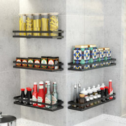 Living And Home Wall Mounted Spice Rack Organizer Floating Storage Shelf Display Rack W 50 Cm - thumbnail 2