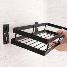Living And Home Wall Mounted Spice Rack Organizer Floating Storage Shelf Display Rack W 50 Cm - thumbnail 3