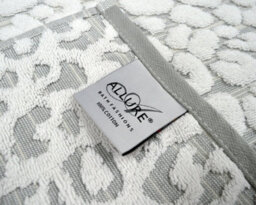 Allure Bath Fashions Luxury Jacquard Leopard Bath Towel - Monochrome - thumbnail 3
