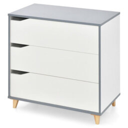 Gainoom 3-Drawer Chest Storage Cabinet Dresser Freestanding Organizer Anti-Tripping - thumbnail 5